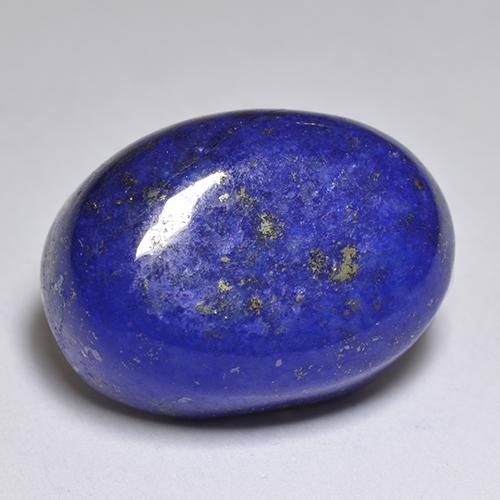 Lapis-lazuli bleue naturelle coupe ovale, 12,72 ct, opaque