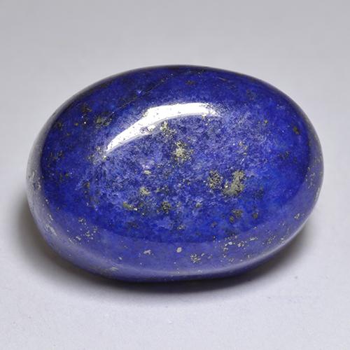 Lapis-lazuli bleue naturelle coupe ovale, 12,72 ct, opaque