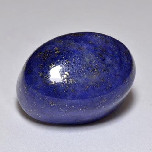 Lapis-lazuli Bleu foncé naturelle Coupe ovale, 11.72 ct, Opaque