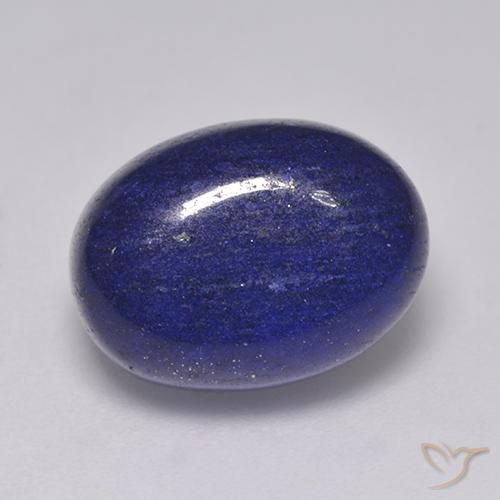 Lapis-lazuli bleue naturelle coupe ovale, 8,54 ct, opaque