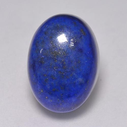 Lapis-lazuli bleue naturelle coupe ovale, 9,80 ct, opaque
