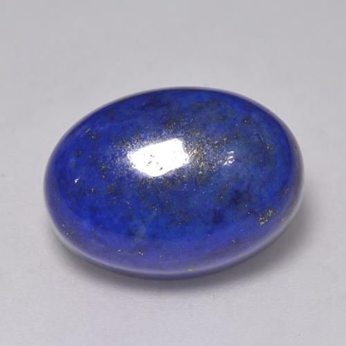 Lapis-lazuli bleue naturelle coupe ovale, 9,80 ct, opaque