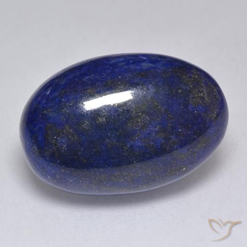 Lapis-lazuli bleu très profond naturelle coupe ovale, 8,76 ct, opaque