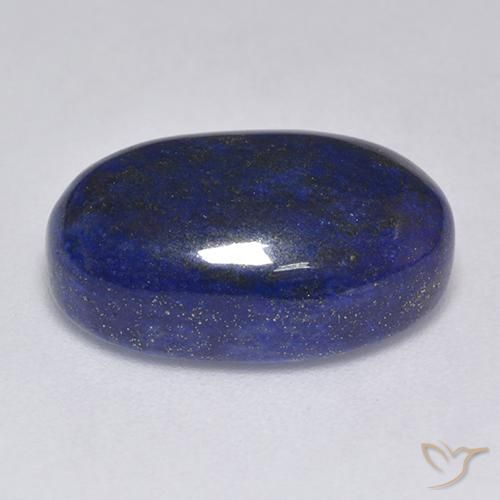 Lapis-lazuli bleu très profond naturelle coupe ovale, 8,76 ct, opaque