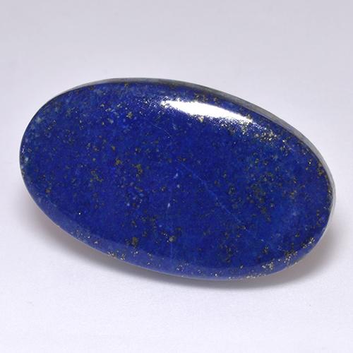Lapis-lazuli bleue naturelle coupe ovale, 39,54 ct, opaque