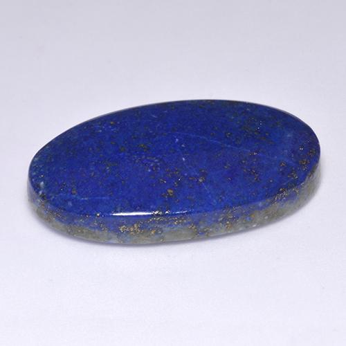 Lapis-lazuli bleue naturelle coupe ovale, 39,54 ct, opaque
