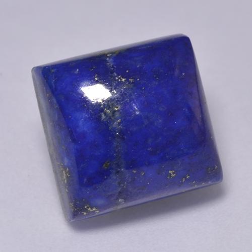 Lapis-lazuli Bleu marine intense naturelle Carré, 8.43 ct, Opaque