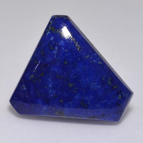 Lapis-lazuli Bleu marine intense naturelle Trillion, 28.20 ct, Opaque