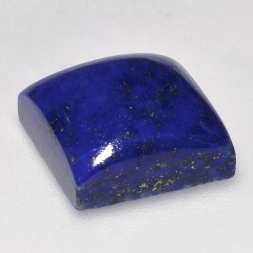 Lapis-lazuli bleue naturelle carré, 7,85 ct, opaque