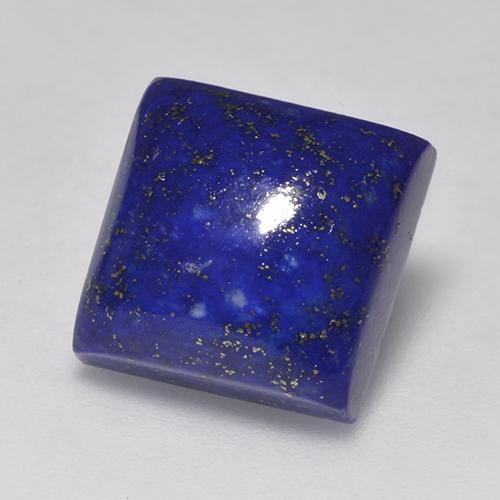 Lapis-lazuli bleue naturelle carré, 7,97 ct, opaque