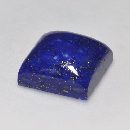 Lapis-lazuli bleue naturelle carré, 7,97 ct, opaque