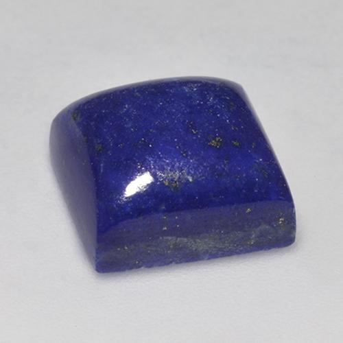 Lapis-lazuli bleue naturelle carré, 9,40 ct, opaque