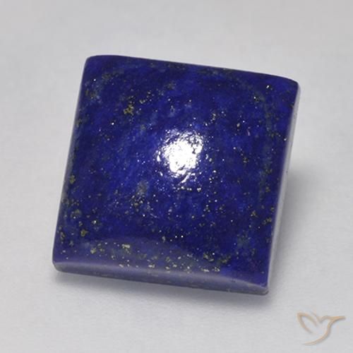 Lapis-lazuli Bleu très profond naturelle Carré, 7.14 ct, Opaque