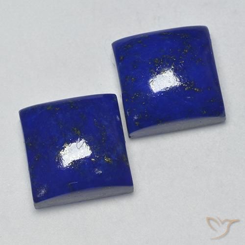 Shop natural 16.38ct Bleu électrique Lapis-lazuli gems, Carré, from Afghanistan at GemSelect. In stock, global shipping!
