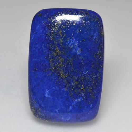 Lapis-lazuli bleue naturelle coupe coussin, 37,33 ct, opaque