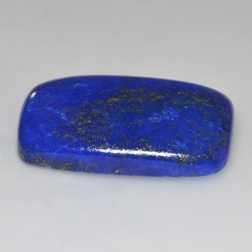 Lapis-lazuli bleue naturelle coupe coussin, 37,33 ct, opaque