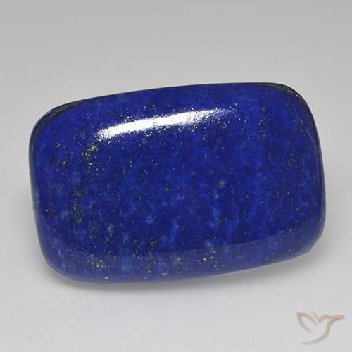 Lapis-lazuli Bleu foncé naturelle Coussin, 42.16 ct, Opaque