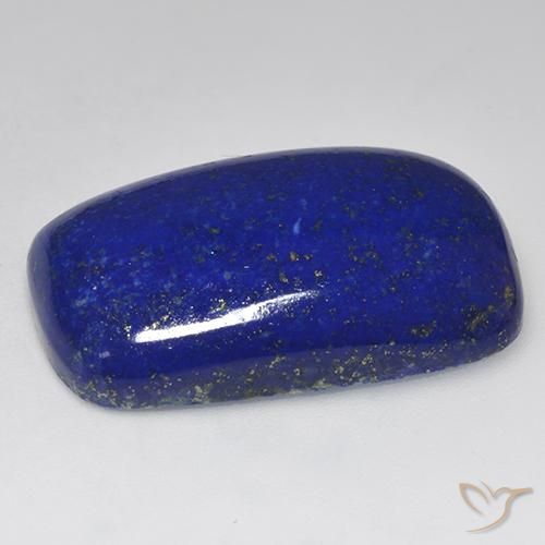 Lapis-lazuli Bleu marine intense naturelle Coupe coussin, 46.24 ct, Opaque