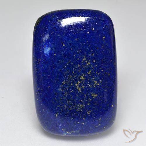 Lapis-lazuli Bleu marine intense naturelle Coupe coussin, 44.36 ct, Opaque