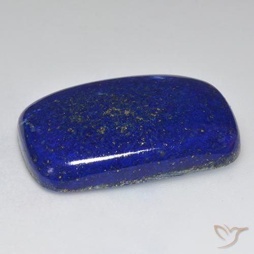 Lapis-lazuli Bleu marine intense naturelle Coupe coussin, 44.36 ct, Opaque