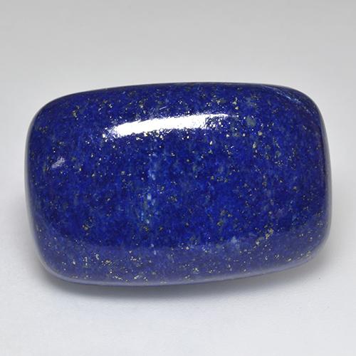Lapis-lazuli bleue naturelle coupe coussin, 49,35 ct, opaque