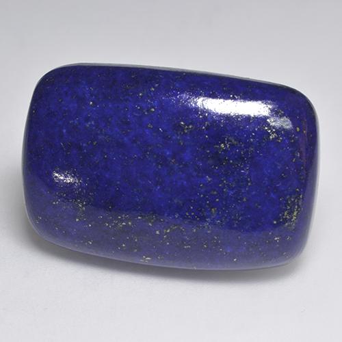 Lapis-lazuli Bleu égyptien profond naturelle Coupe coussin, 48.50 ct, Opaque