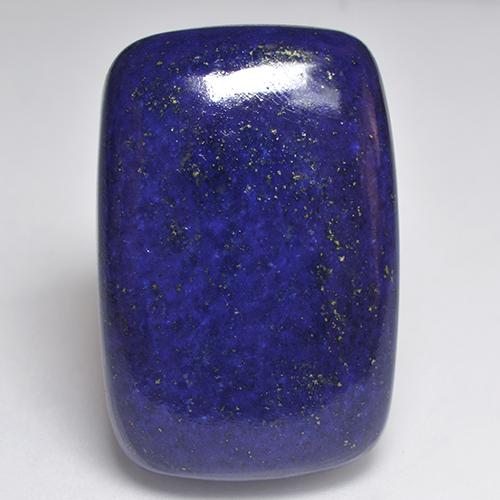Lapis-lazuli Bleu égyptien profond naturelle Coupe coussin, 48.50 ct, Opaque