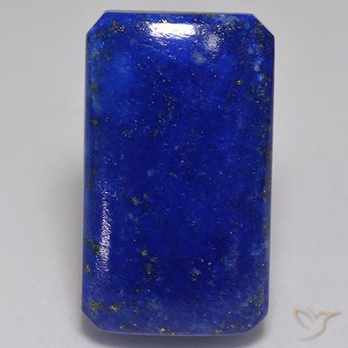 Lapis-lazuli Bleu vif naturelle Taille émeraude, 31.98 ct, Opaque