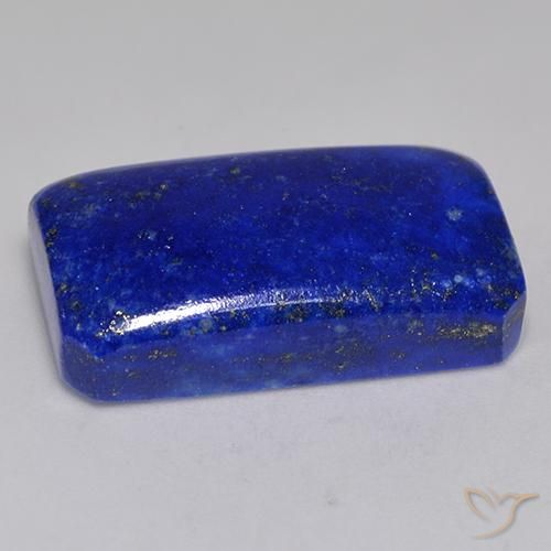 Lapis-lazuli Bleu vif naturelle Taille émeraude, 31.98 ct, Opaque