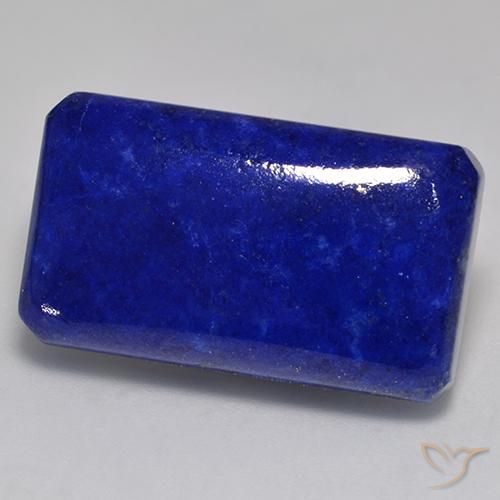 Lapis-lazuli Bleu marine intense naturelle Octogone / coupe Émeraude, 32.27 ct, Opaque