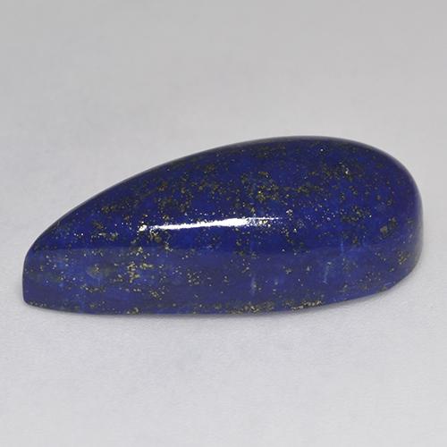 Lapis-lazuli bleue naturelle en forme de poire, 15,99 ct, opaque
