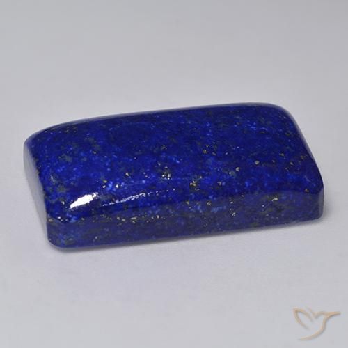 Lapis-lazuli Bleu marine intense naturelle Octogone / coupe Émeraude, 29.82 ct, Opaque