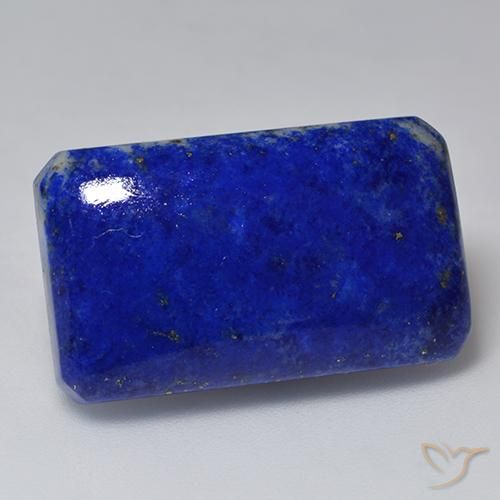 Lapis-lazuli Bleu marine intense naturelle Octogone / coupe Émeraude, 26.65 ct, Opaque