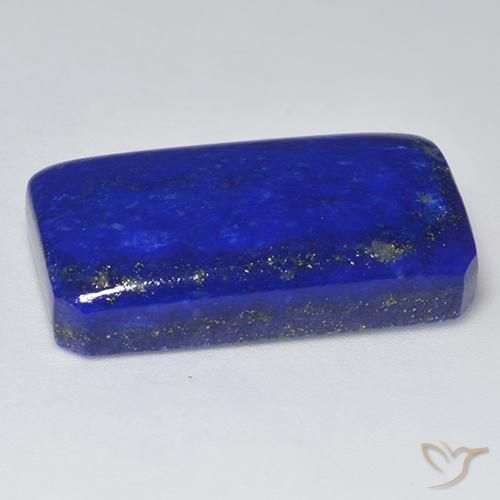 Lapis-lazuli Bleu électrique naturelle Octogone / coupe Émeraude, 28.38 ct, Opaque