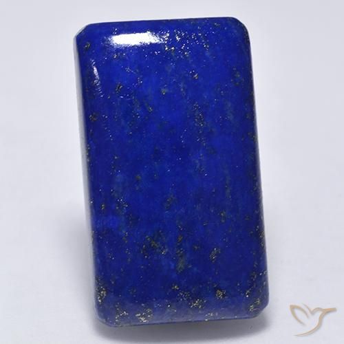 Lapis-lazuli Bleu marine intense naturelle Octogone / coupe Émeraude, 28.06 ct, Opaque