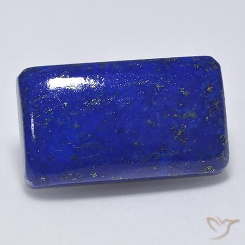 Lapis-lazuli Bleu marine intense naturelle Octogone / coupe Émeraude, 28.06 ct, Opaque