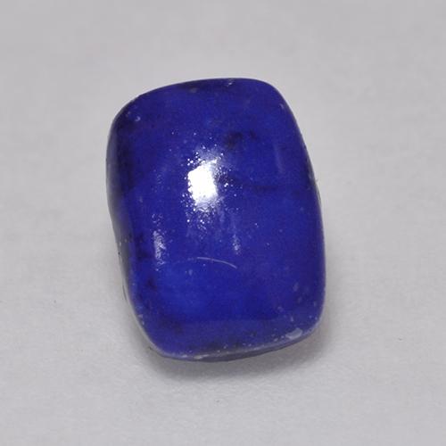 Lapis-lazuli bleue naturelle coupe coussin, 1,47 ct, opaque