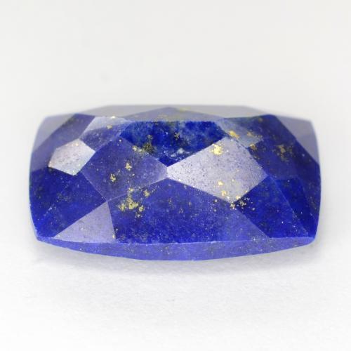 Lapis-lazuli bleue naturelle coupe coussin, 6,36 ct, opaque