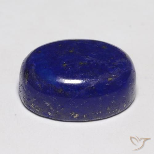 Lapis-lazuli bleue naturelle coupe ovale, 13,91 ct, opaque