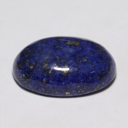 Lapis-lazuli bleue naturelle coupe ovale, 11,63 ct, opaque