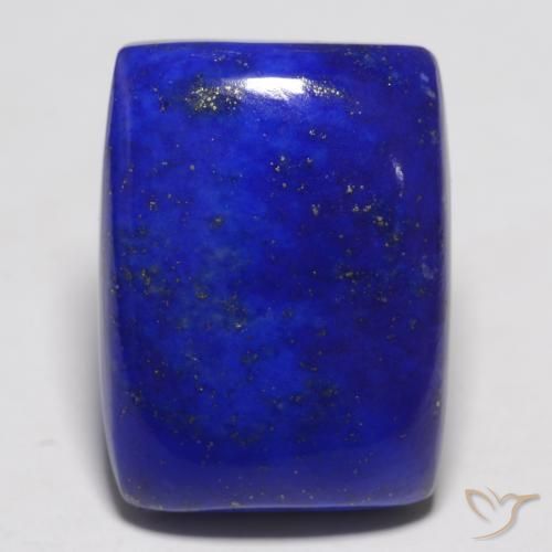 Lapis-lazuli Bleu marine intense naturelle Coussin, 20.40 ct, Opaque