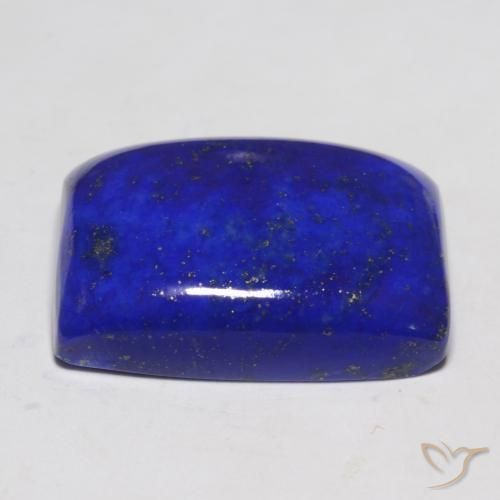 Lapis-lazuli Bleu marine intense naturelle Coussin, 20.40 ct, Opaque