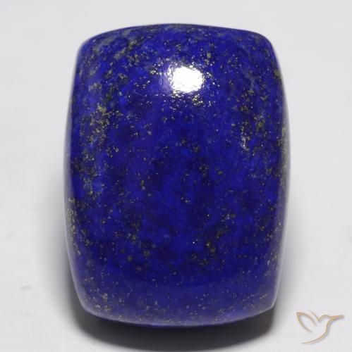 Lapis-lazuli Bleu marine intense naturelle Coupe coussin, 27.22 ct, Opaque
