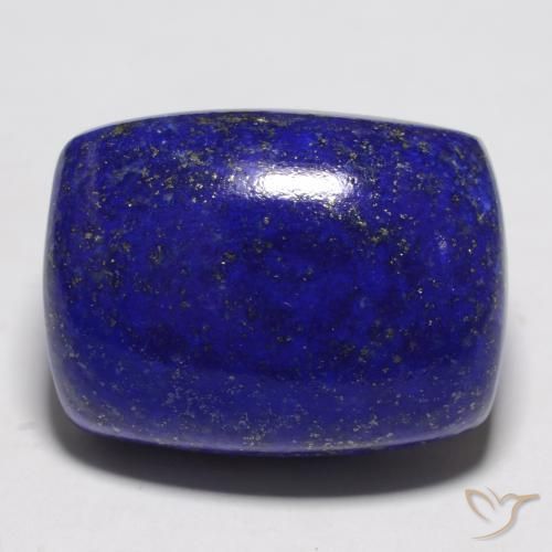 Lapis-lazuli Bleu marine intense naturelle Coupe coussin, 27.22 ct, Opaque