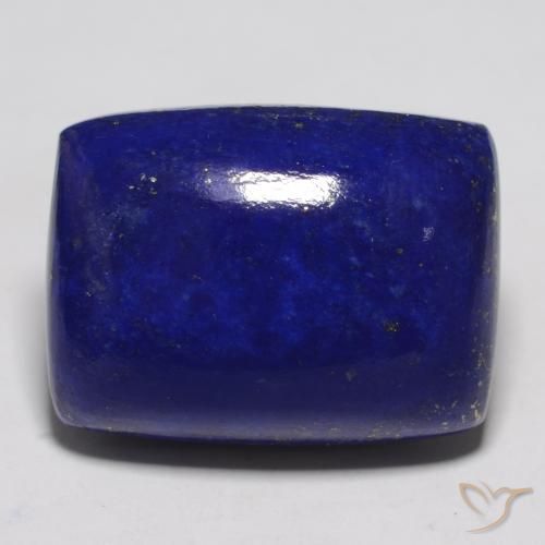 Lapis-lazuli Bleu très profond naturelle Coussin, 22.85 ct, Opaque