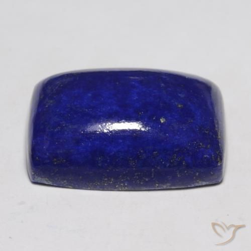 Lapis-lazuli Bleu très profond naturelle Coussin, 22.85 ct, Opaque