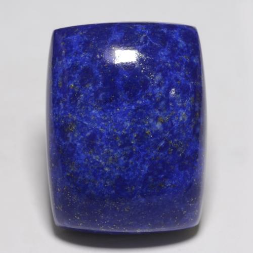 Lapis-lazuli Bleu égyptien profond naturelle Coupe coussin, 24.49 ct, Opaque