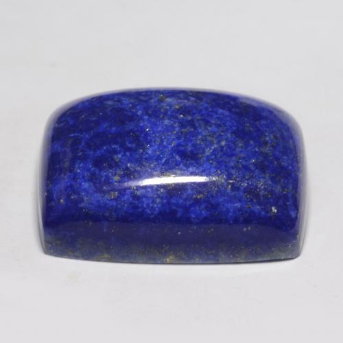 Lapis-lazuli Bleu égyptien profond naturelle Coupe coussin, 24.49 ct, Opaque