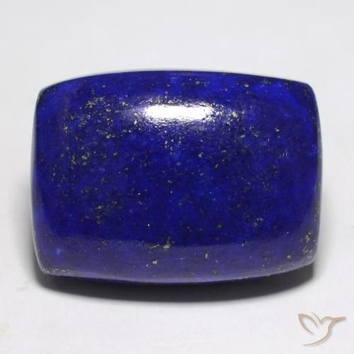 Lapis-lazuli Bleu marine intense naturelle Coussin, 22.44 ct, Opaque