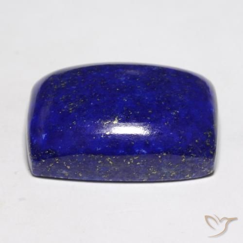 Lapis-lazuli Bleu marine intense naturelle Coussin, 22.44 ct, Opaque